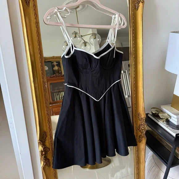 helsa stretch cotton sateen mini dress Helsa Stretch Cotton Sateen Shirt Dress in Blue